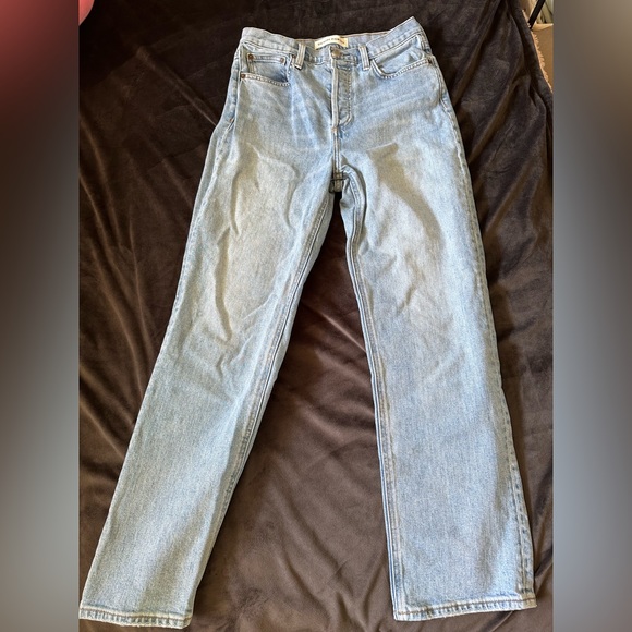 Aritzia Denim Forum Arlo High Rise Straight Jeans - Picture 2 of 5